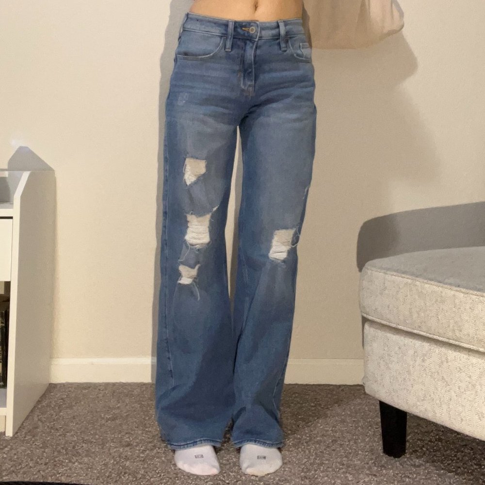 baggy ripped jeans